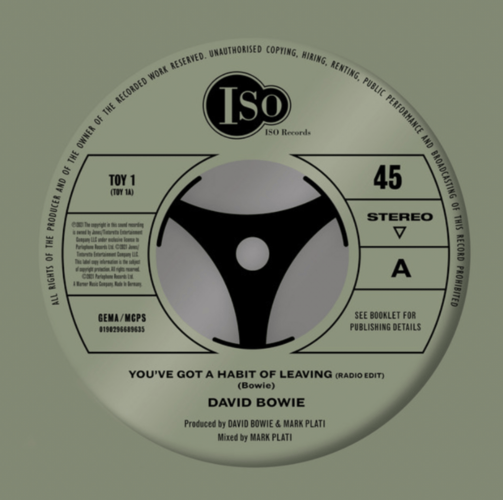 David Bowie – You’ve Got A Habit of&nbsp;Leaving